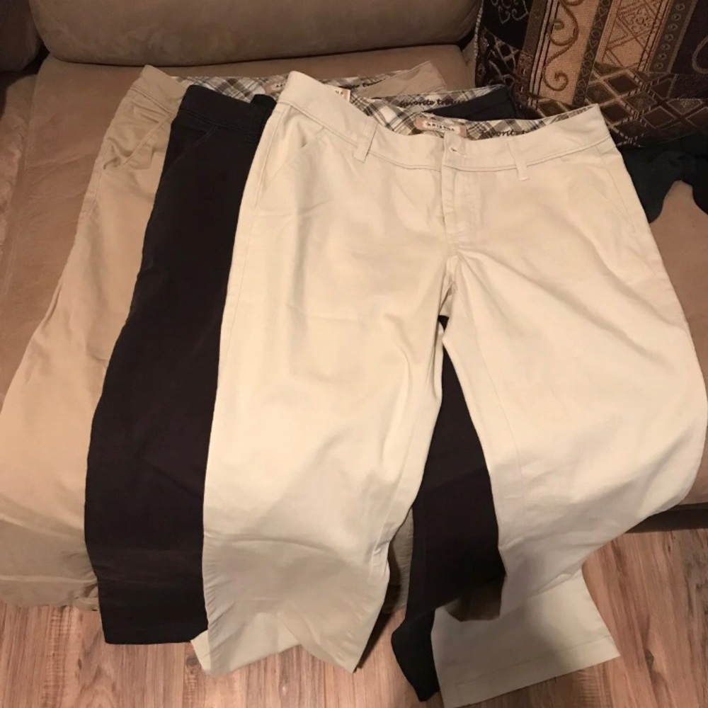 3 pair of Arizona khakis